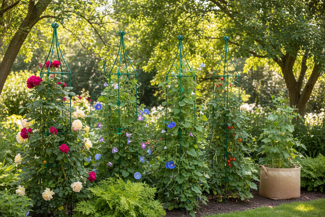 Support Climbing Plants Before the Growth Becomes a Puzzle