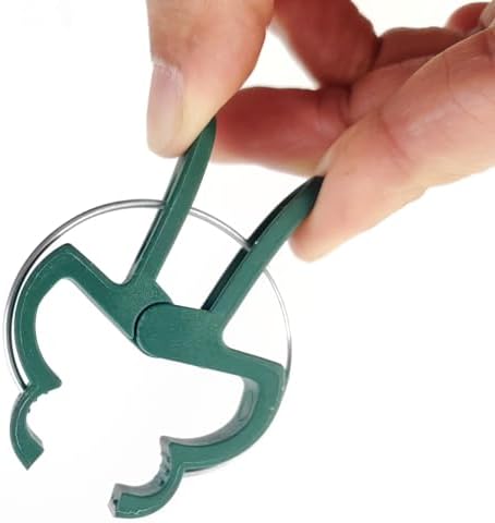 GXXMEI 80PCS Plant Clips 2 Sizes Adjusting Reusable Garden Plant Supports Clips for Supporting Stems of Flower Vine Vegetables Tomatoes Climbing