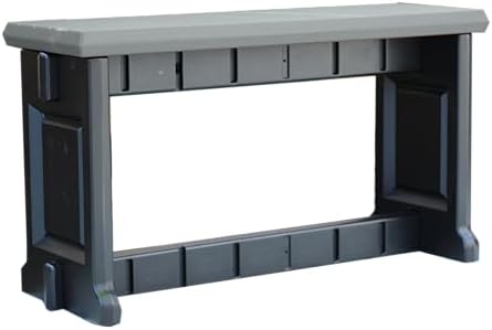 Bench, Deep Grey Top with Black Sides, 1 Pack - Proudly Made in The