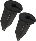 (2 Pack) of HC Lighting - Replacement for 8-Inch In-Ground Stake 1/2" NPT Thread with Side Wire Way for Easy Installation (Large Head Spike W/Wireway)
