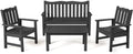 Stoog 4-Piece Patio Furniture Set, All-Weather Outdoor Dining Set
