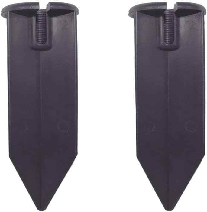 Cheopha Landscape Lighting Stakes 1/2 NPT Thread Outdoor Light Stake 2-Pack | ABS Heavy-duty Outdoor Light stake, 8 Inch length, Corrosion Resistant for Lighting Stake Replacements