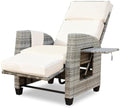 Outdoor Recliner, Wicker Patio Recliner, Rattan Reclining Patio Chair