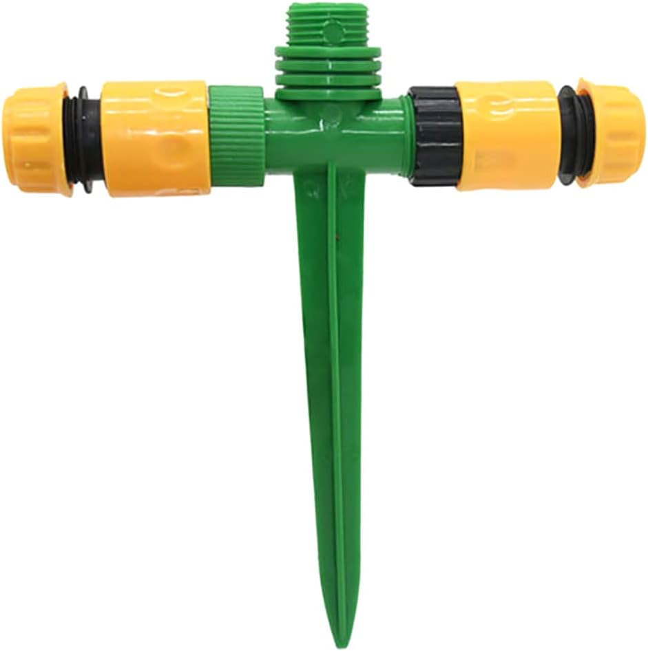 1pcs Female 1/2 3/4 Male Sprinkler Support Nozzle Holder Plastic Spike Quick Connector,1/2 to 1/2 Hose