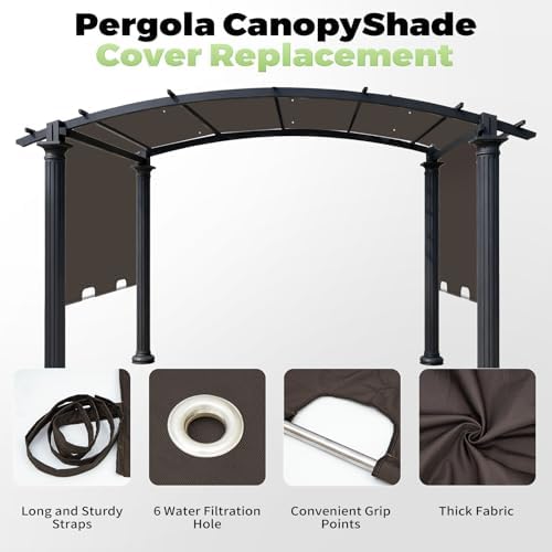 85x208 in Pergola Shade Cover for L-PG080PST Pergola