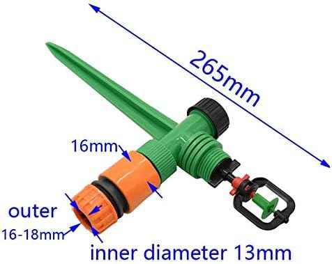 Xiaochen Sprinklers Watering Pipe Fittings Garden Watering Sprinklers Nozzle Watering & Irrigation 1/2 Hose Connector Garden Drip Irrigation System Tools 1pcs (Color : A)