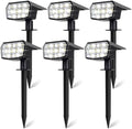 6-Pack Solar Spot Lights Outdoor Waterproof, Landscape Spotlight Cool White