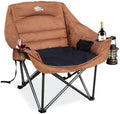 Oversized Camping Chairs for Adults Heavy Duty Folding Lawn Chair