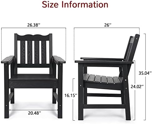 Stoog 4-Piece Patio Furniture Set, All-Weather Outdoor Dining Set