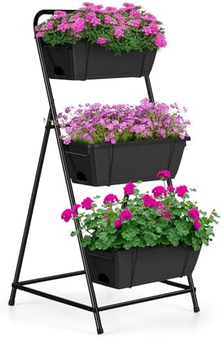 Raised Garden Bed 3 Tier Vertical Garden Planter Elevated Planter