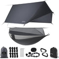 Sunyear Camping Hammock, Portable Single & Double Hammock with Net, 2