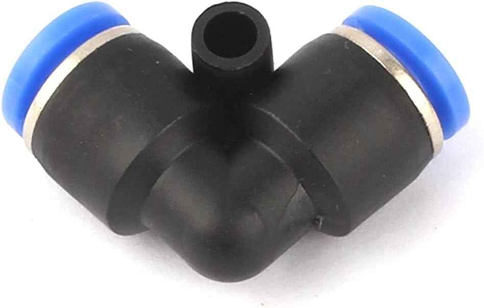Xiaohu Lawn Sprinkler Irrigation System 8pcs 6mm / 8mm Garden Hose Equal Diameter Elbow Spray System Pneumatic Connector Elbow Air Hose High Pressure Connector (Color : 6mm)