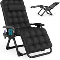 ZENPETIO Zero Gravity Chair, Reclining Camping Chairs w/Removable Cushion