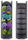 SunVara Fence Planters Wall Planters for Outdoors Plants Vertical Planter Balcony Planter Vertical Garden Wall Pocket Planter Outdoor Wall Planter Fence Garden Planter Vertical Wall Garden