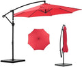 NEWBULIG 10FT Patio Umbrella, Cantilever Umbrella, UV Protection