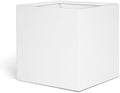 White Steel Planter Square Outdoor Planters Galvanized Steel Planter Box 26 by GZGNEEVL