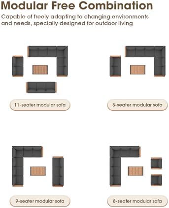 Aluminum Outdoor Patio Furniture Loveseat, All-Weather Patio Conversation Sets with Washable Thick Cushion, Morden Patio Furniture Set for Porch, Balcony, Deck, Yard, Graphite