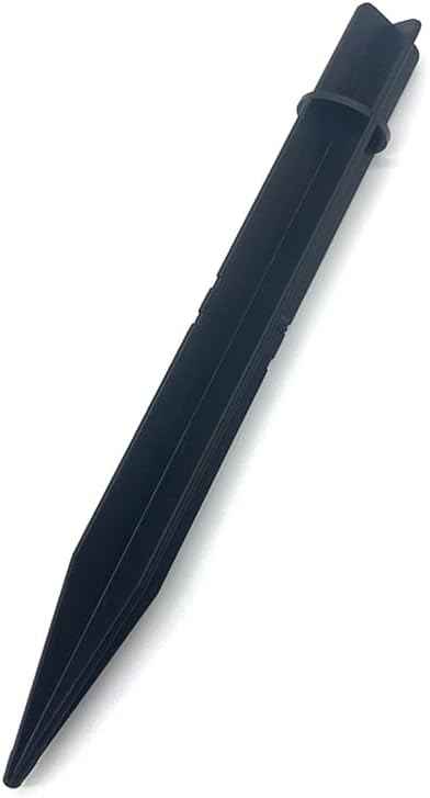 Aliotech 6Pcs Reinforced Ground Spike, Solar Lights Spikes, ABS Plastic Lights Replacement Stakes for Solar Pathway Garden Torch Lights(Inside Diameter 0.83 Inches)