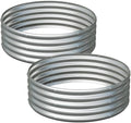 2PCS 3x3x1FT Galvanized Metal Raised Garden Bed,Outdoor Planter Box for Vegetables