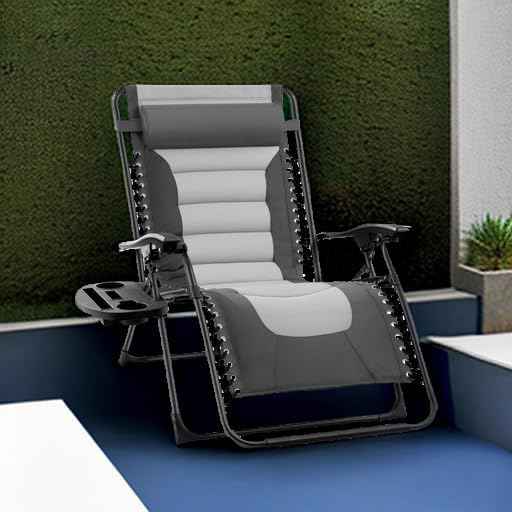 Best Choice Products Oversized Padded Zero Gravity Chair, Folding Outdoor Patio