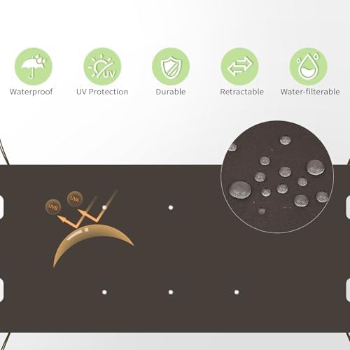 85x208 in Pergola Shade Cover for L-PG080PST Pergola
