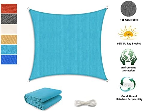 Tronssien Rectangle 10'x13' Sun Shade Sail,95% UV Blockage Canopy