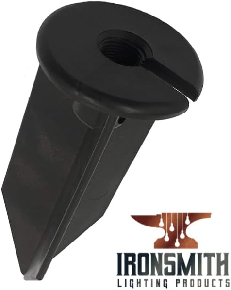 (2 Pack) of HC Lighting - Replacement for 8-Inch In-Ground Stake 1/2" NPT Thread with Side Wire Way for Easy Installation (Large Head Spike W/Wireway)