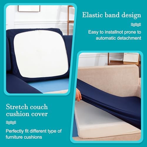 14 Pcs Outdoor Cushion Covers, Patio Sofa Cushion Covers Replacement
