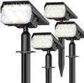 Solar Lights Outdoor Waterproof IP65, 56 LED 3 Lighting Modes Solar Spot Lights Outdoor, Solar Powered Landscape Lighting for Yard Pathway Garden, 4 Pack (Cool White)
