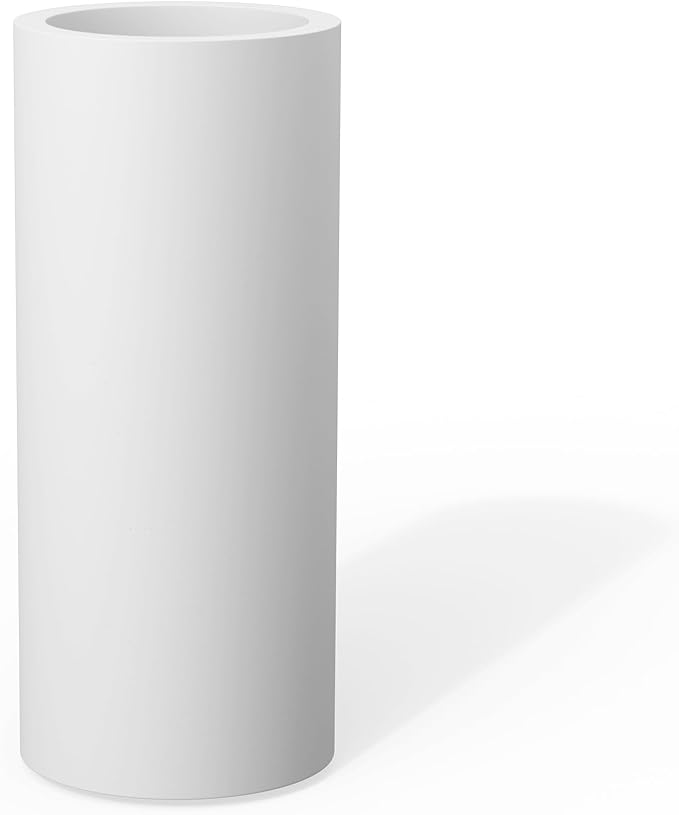 Kante 23.6 Inch Tall Cylindrical Planter, Large Round Plant Pots by Kante