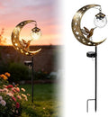 Hummingbird Moon Solar Garden Stake Light, Garden Decor for Outside