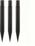 8.25" Reinforced ABS Plastic Solar Ground Spikes - Durable Solar Light Replacement Stakes for Garden, Pathway, Deck, Camping, Christmas Lights (Fits Fits 0.83" Inside Diameter) (Black-3 Pack)