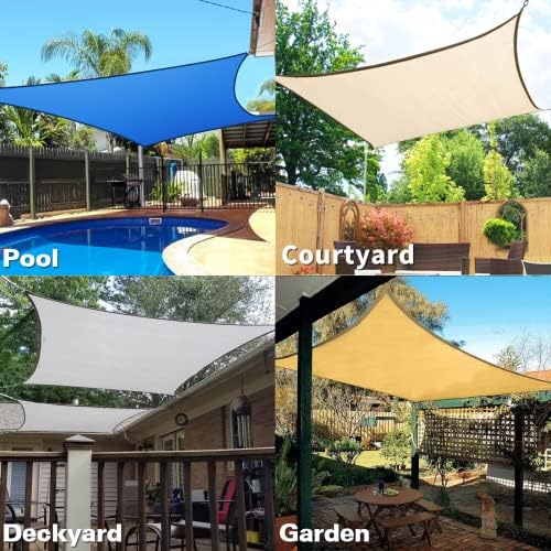 KANAGAWA 10'x10' Rust Red Sun Shade Sail Square