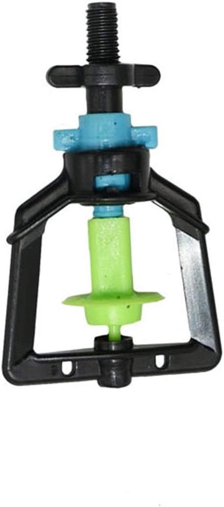 Hose Fittings Greenhouse Hanging Rotary Refraction Sprinkler Head with Threaded Barb Joint Garden Watering 360 Degree Irrigation 10pcs (Color : Barb)