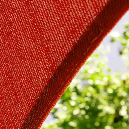 Amgo Custom Size 5' x 5' x 7.1' Red Right Triangle Sun Shade Sail UPF50+ - Image 9