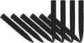 10 Pack Solar Light Stakes Replacement (Fit for Pole Outer Diameter 0.35in), ABS Reinforced Ground Spikes for Outdoor Solar Landscape Pathway Christmas Lights Yard Garden Deco