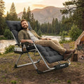 Oversized Zero Gravity Chair Folding Reclining Padded Patio Lounge Chairs