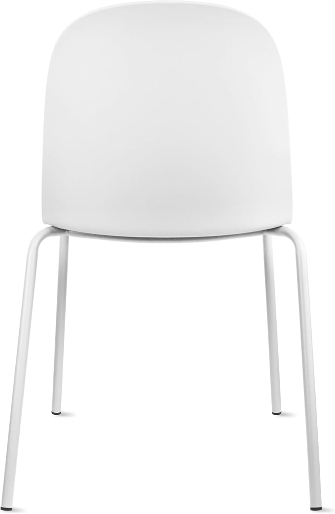 2xhome Modern Stackable Armless Dining Chair, Plastic Shell Seat - Image 7