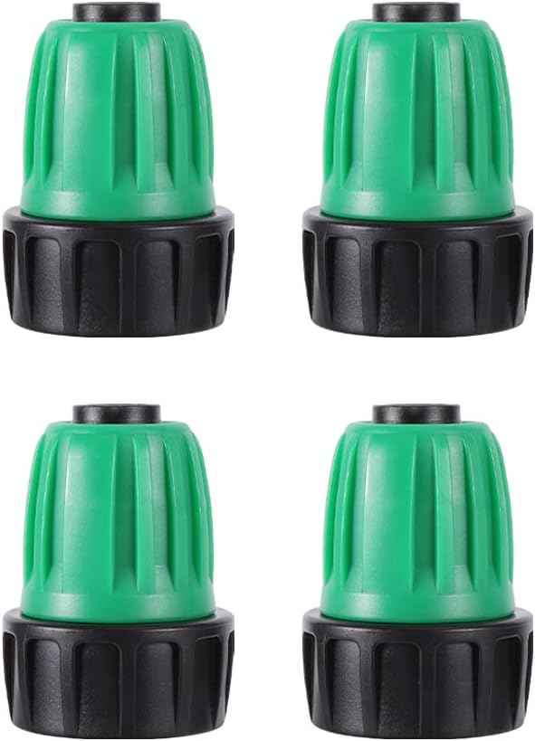 4 Pcs US Standard 3/4" to 1/2" Faucet Irrigation Hose Adapter | 3/4 Inch to1/2 Inch Drip Irrigation Tube Hose Connector, 3/4" to1/2" Irrigation Tubing Faucet Adapter