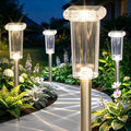 10 Color Solar Lights Outdoor Waterproof LED Pathway Lights 8 Pack