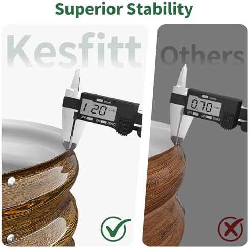 Kesfitt Round Metal Raised Garden Bed, 2x2x1 FT, 12-Inch Deep