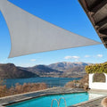 KANAGAWA 12'x12'x17' Gray Sun Shade Sail Triangle