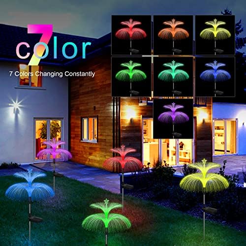 Weepong Solar Garden Lights 3 Pack New Upgraded Solar Lights Outdoor