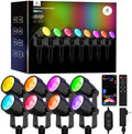 APPECK Landscape Lighting, RGBW Spotlights with APP Control,8 Pack