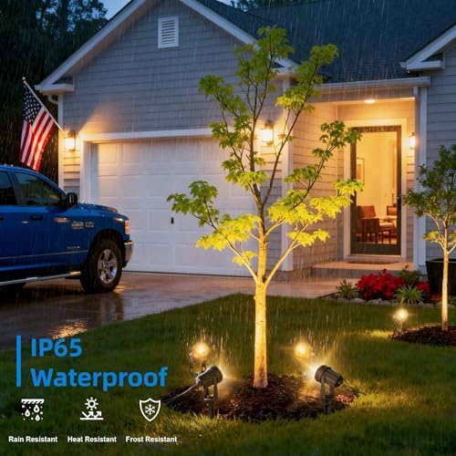 All-in-One Low Voltage Landscape Lighting, Dusk to Dawn Transformer