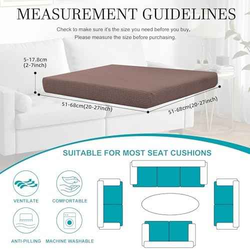 12 Pcs Outdoor Cushion Covers, Patio Sofa Cushion Covers Replacement