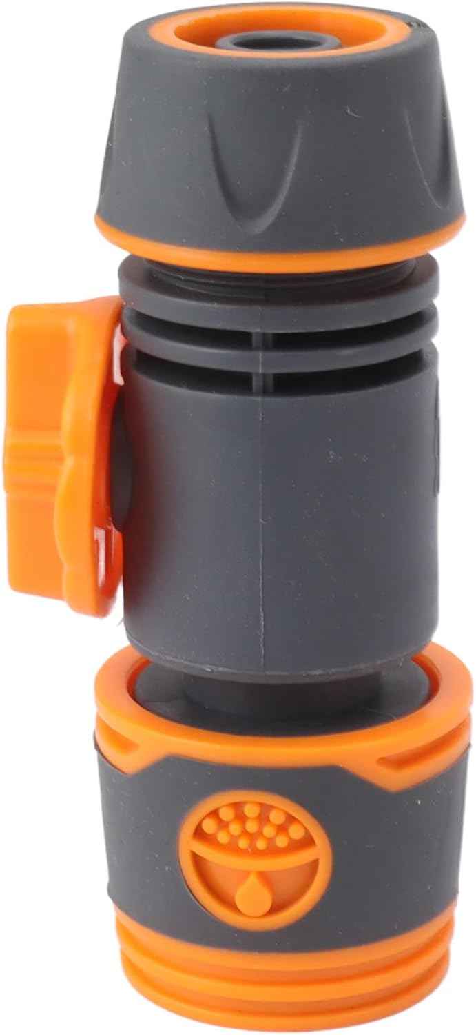 AYNEFY Quick Connector Nozzles Sprinklers Drippers with Rubber Seal for Garden Hose Fittings Easy Installation Durable Plastic Water Pipe Adapters Quick Connector Valve Covered