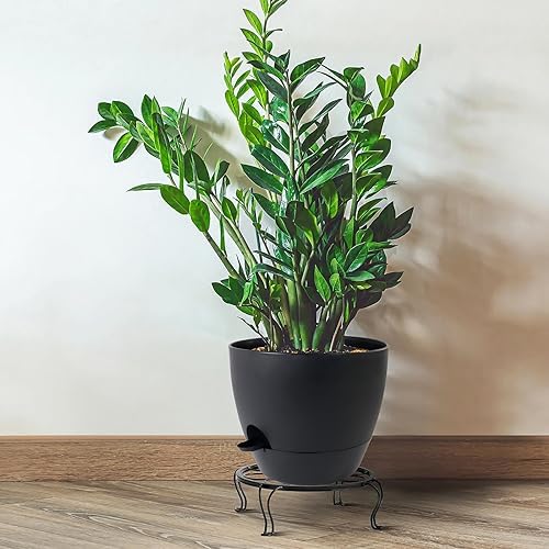 UOUZ 12inch 2Pack Large Self Watering Planters, Plastic Plant Pots