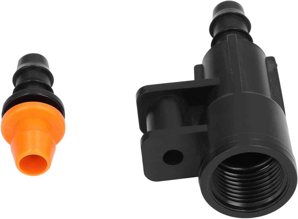 15sets Hose Connector G1/2 Inch Female Thread Rotating Sprinkler Adapter Bracket for 8/12 Distribution Tubing Hose Durable Plastic Irrigation Kit Accessories for Farmland Garden