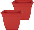 The HC Companies 12 Inch Eclipse Square Planter Pots by TheHCCompanies